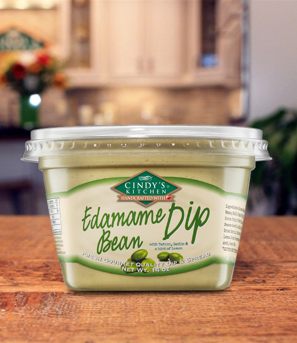 Edamame Bean Dip with Tahini, Garlic & a hint of Lemon Logo